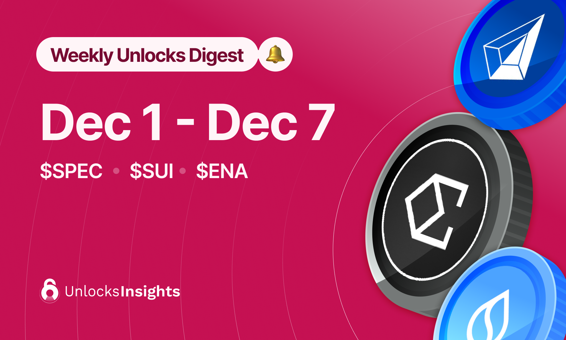Weekly Unlock Digest: Dec 1 – 7, 2025