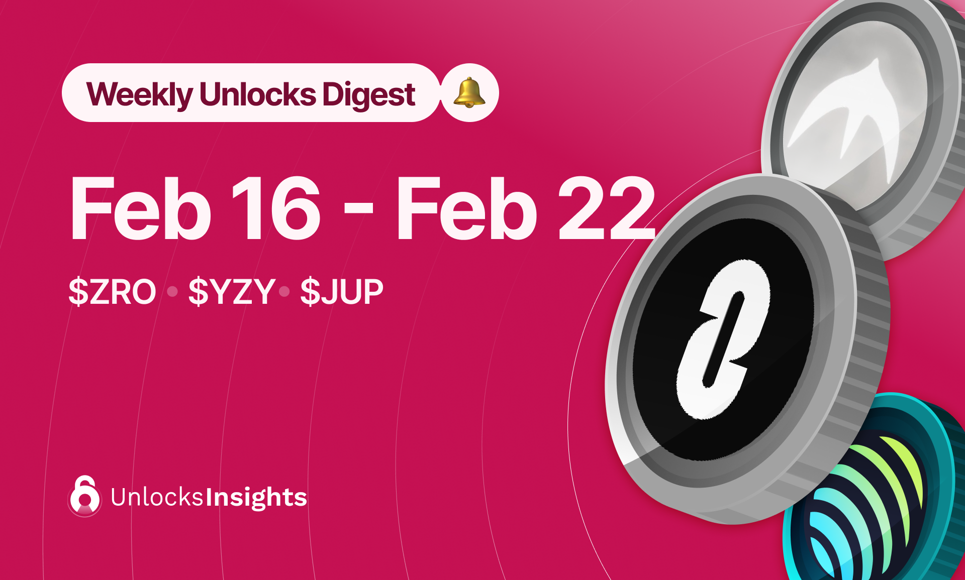 Weekly Token Unlocks Digest: Feb 16–22, 2026 | Insider Unlocks and Emission Shifts